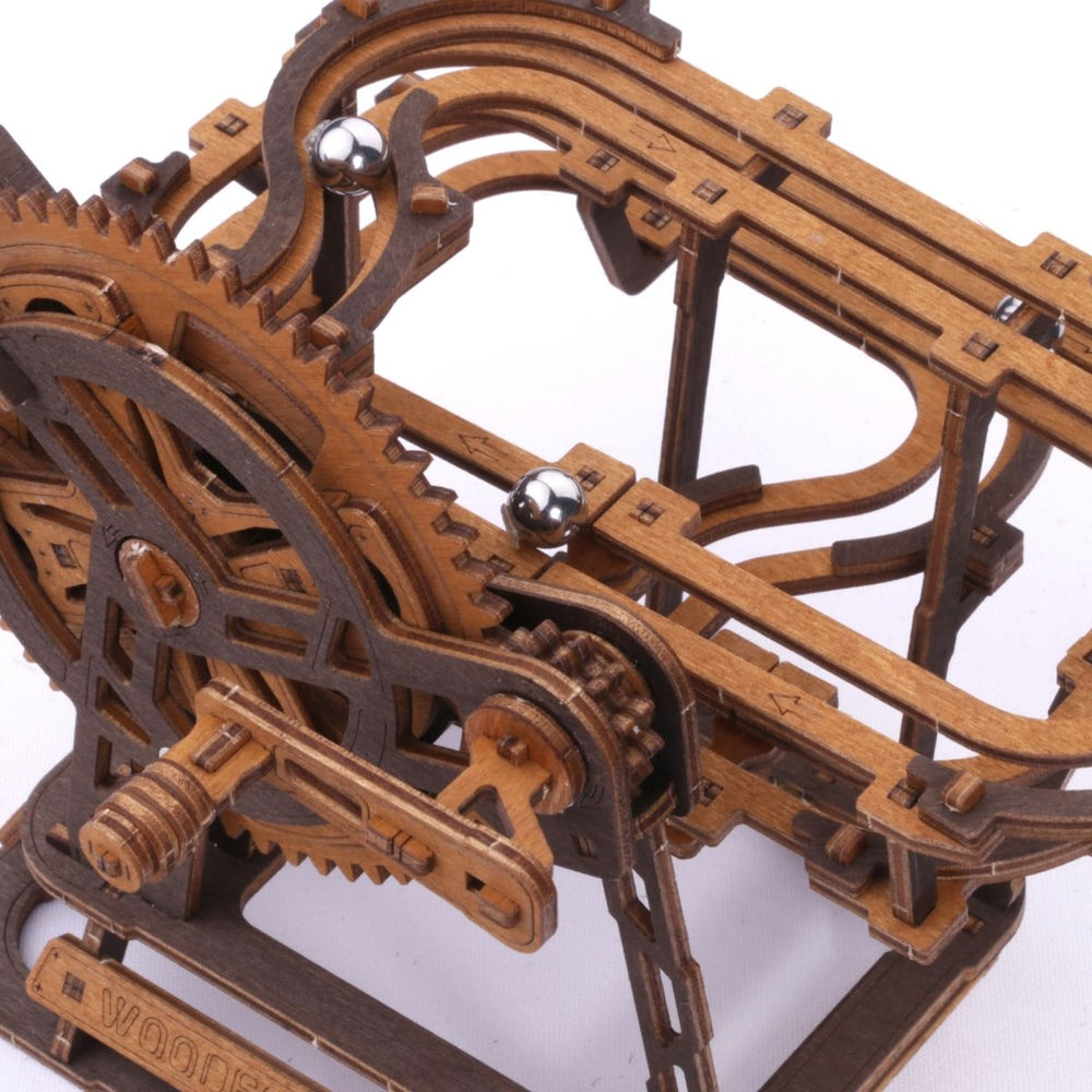 WOODEN.CITY – Murmelbahn Mini | 3D Holzpuzzle - Lama Welt