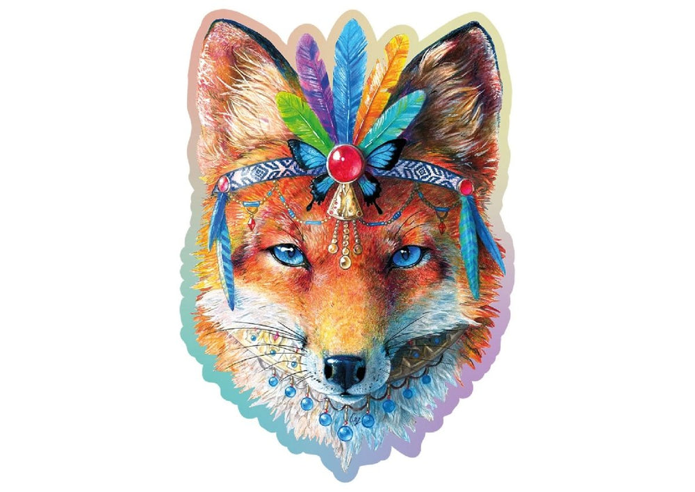 WOODEN.CITY – Mystischer Fuchs 150 | 3D Holzpuzzle - Lama Welt