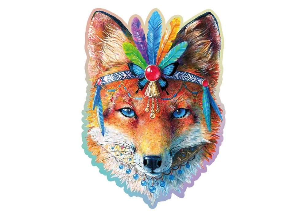 WOODEN.CITY – Mystischer Fuchs 250 | 3D Holzpuzzle - Lama Welt