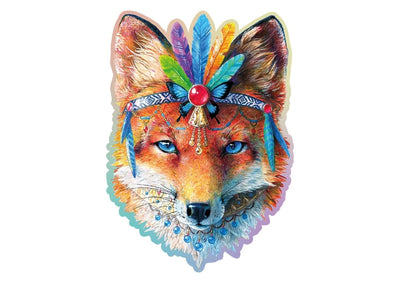 WOODEN.CITY – Mystischer Fuchs 250 | 3D Holzpuzzle - Lama Welt