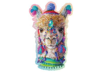 WOODEN.CITY – Mystisches Alpaka | 3D Holzpuzzle - Lama Welt