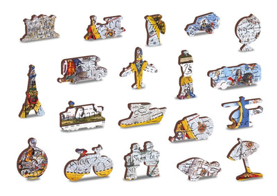 WOODEN.CITY – Nova Terrarum Antike Karte | 3D Holzpuzzle - Lama Welt