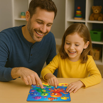 WOODEN.CITY – Oktopus Und Schildkröte | 3D Holzpuzzle - Lama Welt