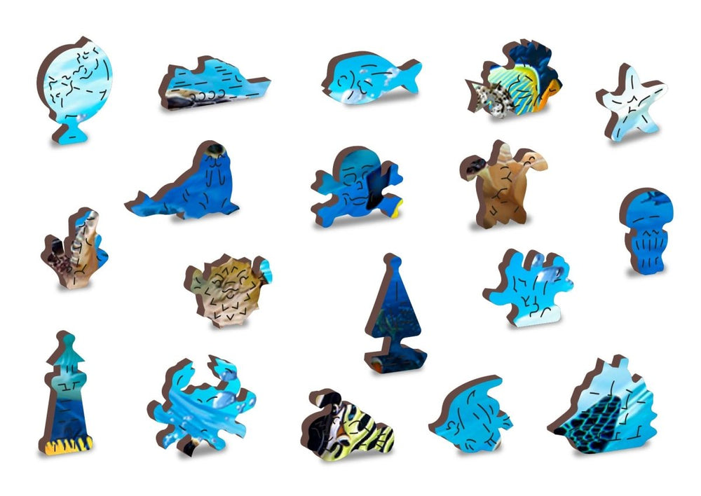 WOODEN.CITY – Ozeanleben | 3D Holzpuzzle - Lama Welt