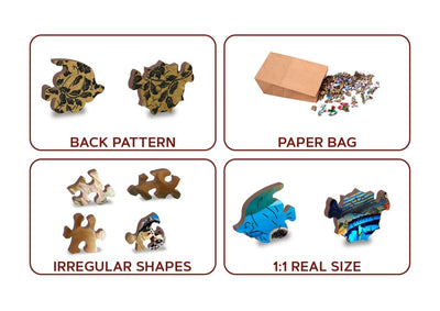 WOODEN.CITY – Ozeanleben | 3D Holzpuzzle - Lama Welt