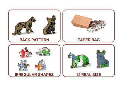 WOODEN.CITY – Papageieninsel | 3D Holzpuzzle - Lama Welt