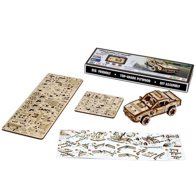 WOODEN.CITY – Polizeiwagen | 3D Holzpuzzle - Lama Welt