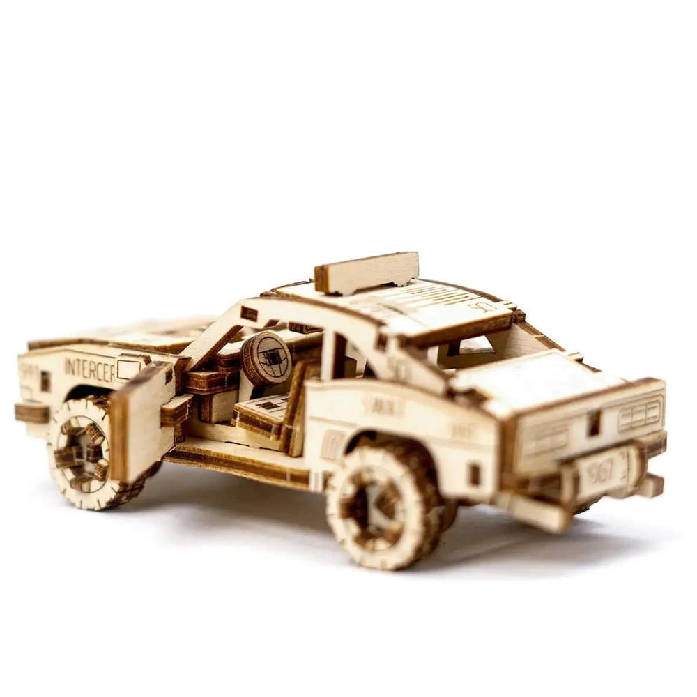 WOODEN.CITY – Polizeiwagen | 3D Holzpuzzle - Lama Welt