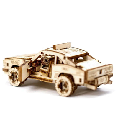 WOODEN.CITY – Polizeiwagen | 3D Holzpuzzle - Lama Welt