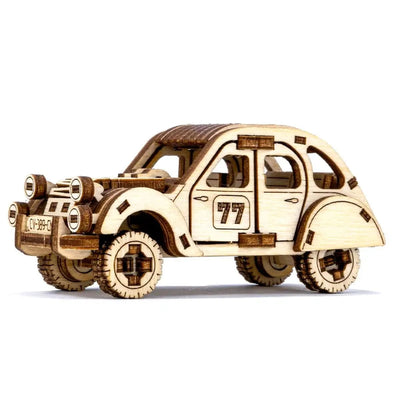 WOODEN.CITY – Rallye - Wagen 2 | 3D Holzpuzzle - Lama Welt