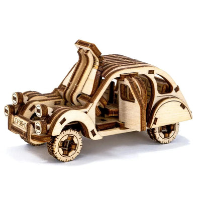 WOODEN.CITY – Rallye - Wagen 2 | 3D Holzpuzzle - Lama Welt