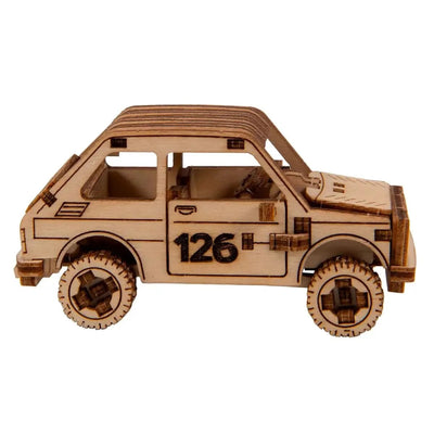 WOODEN.CITY – Rallye - Wagen 3 | 3D Holzpuzzle - Lama Welt