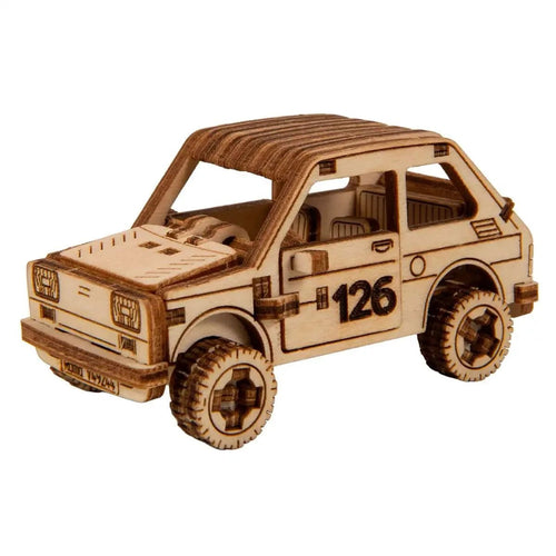WOODEN.CITY – Rallye - Wagen 3 | 3D Holzpuzzle - Lama Welt
