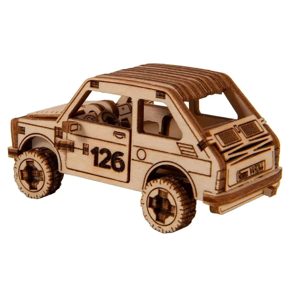 WOODEN.CITY – Rallye - Wagen 3 | 3D Holzpuzzle - Lama Welt
