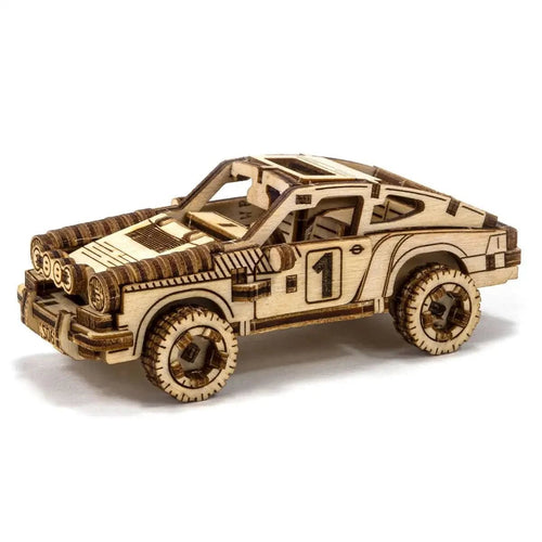 WOODEN.CITY – Rallye - Wagen 4 | 3D Holzpuzzle - Lama Welt