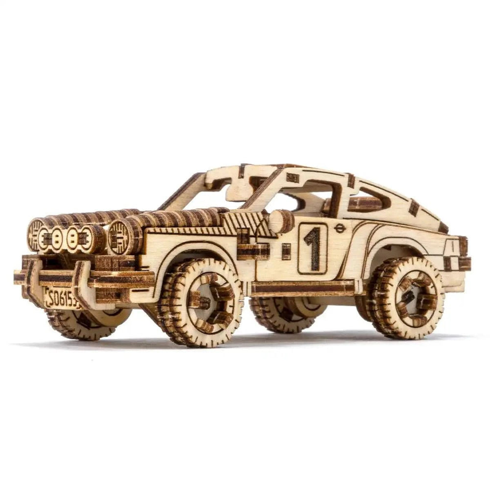 WOODEN.CITY – Rallye - Wagen 4 | 3D Holzpuzzle - Lama Welt