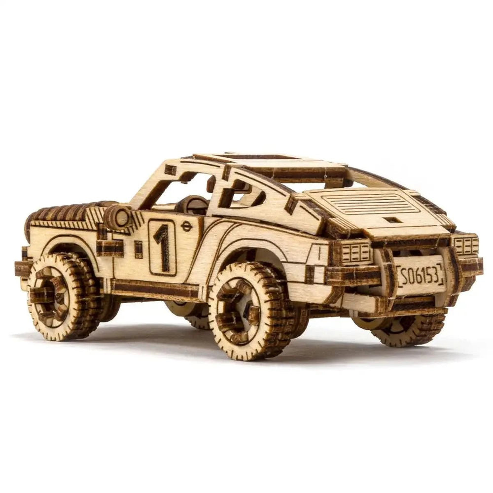 WOODEN.CITY – Rallye - Wagen 4 | 3D Holzpuzzle - Lama Welt