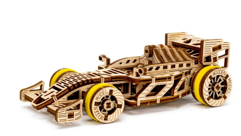 WOODEN.CITY – Rennwagen | 3D Holzpuzzle - Lama Welt