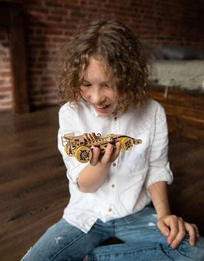 WOODEN.CITY – Rennwagen | 3D Holzpuzzle - Lama Welt