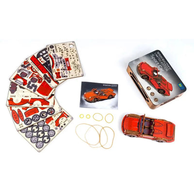 WOODEN.CITY – Rennwagen Le | 3D Holzpuzzle - Lama Welt