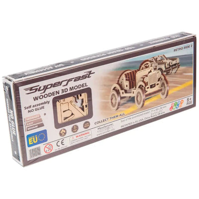 WOODEN.CITY – Retro Ride 2 | 3D Holzpuzzle - Lama Welt