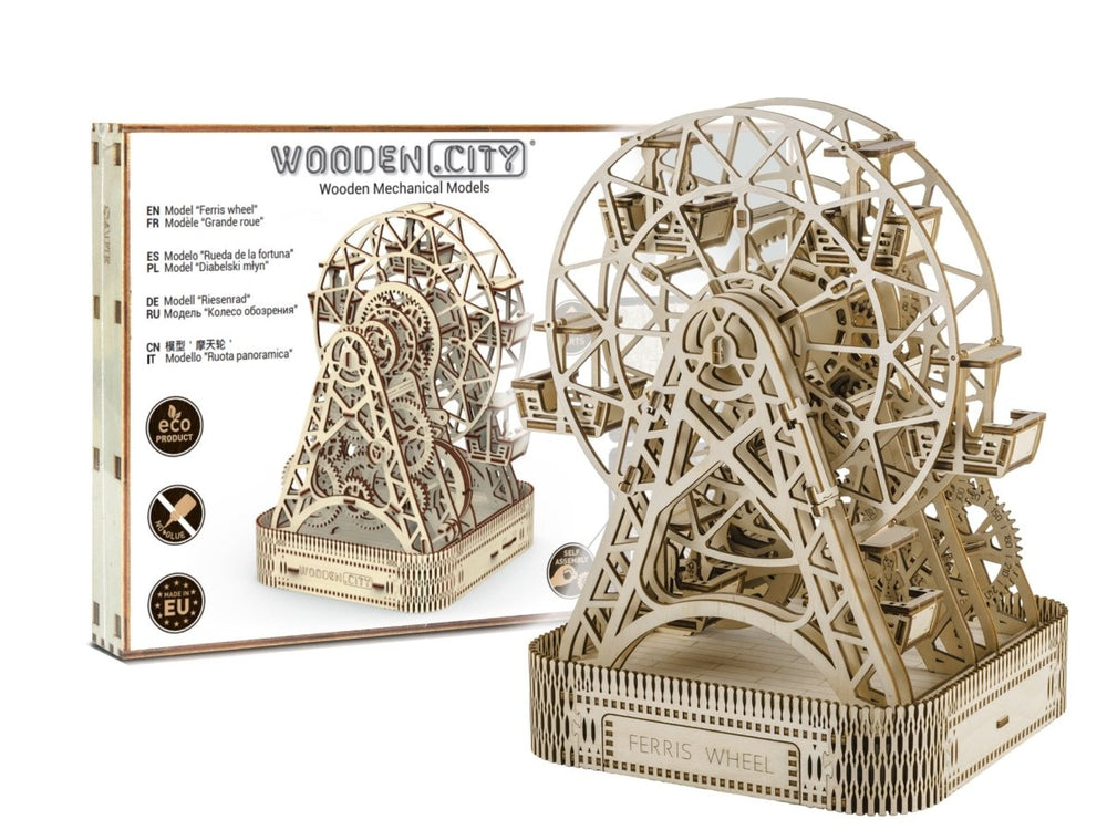 WOODEN.CITY – Riesenrad | 3D Holzpuzzle - Lama Welt