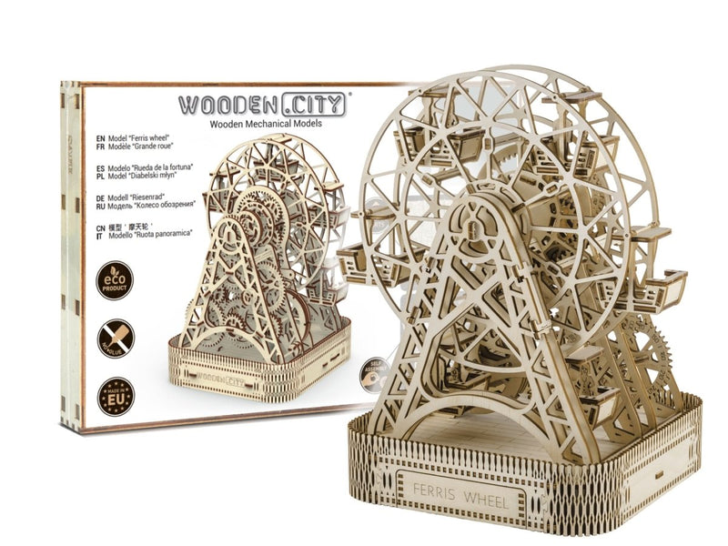 WOODEN.CITY – Riesenrad | 3D Holzpuzzle - Lama Welt