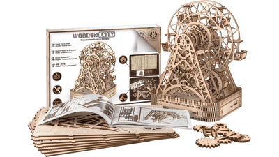 WOODEN.CITY – Riesenrad | 3D Holzpuzzle - Lama Welt