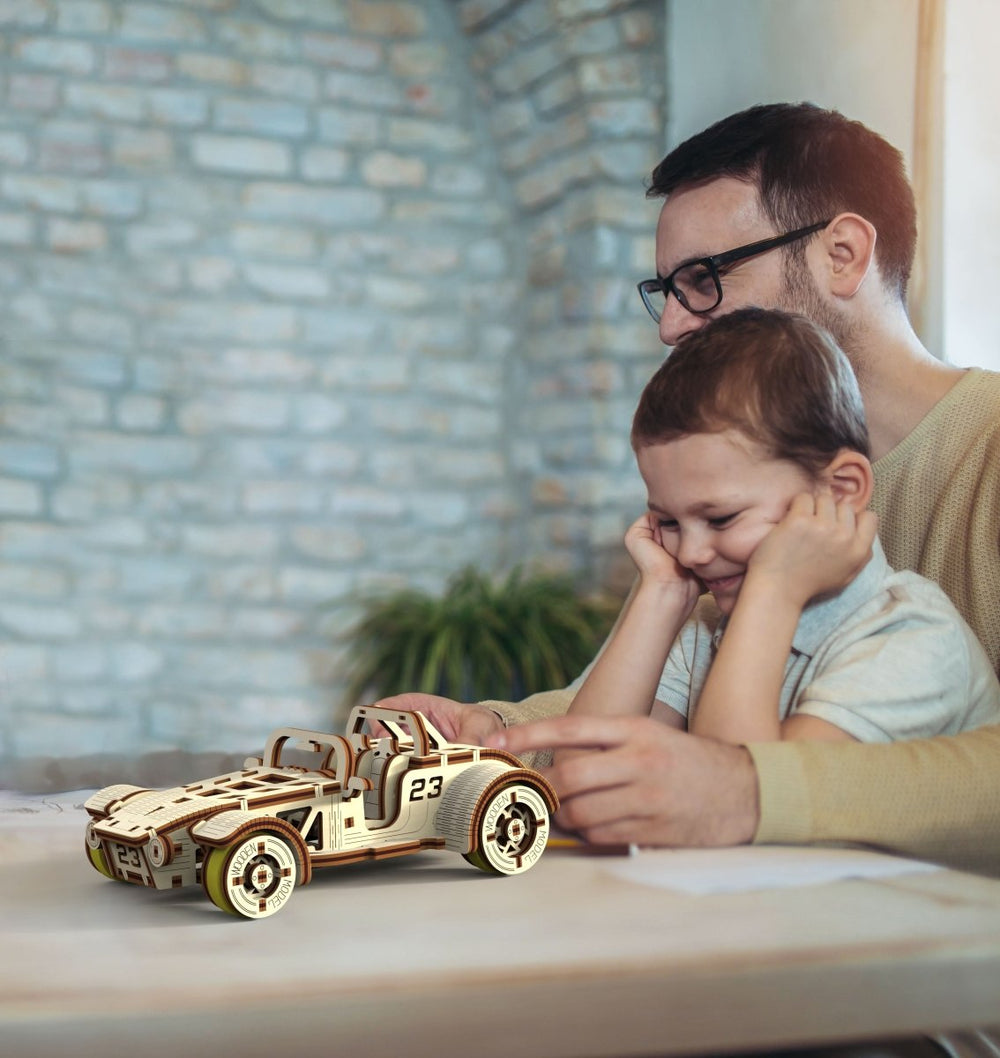 WOODEN.CITY – Roadster | 3D Holzpuzzle - Lama Welt