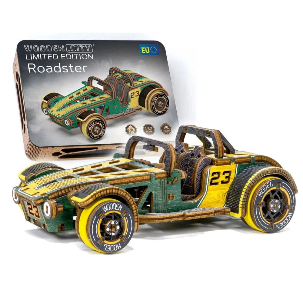 WOODEN.CITY – Roadster Le | 3D Holzpuzzle - Lama Welt