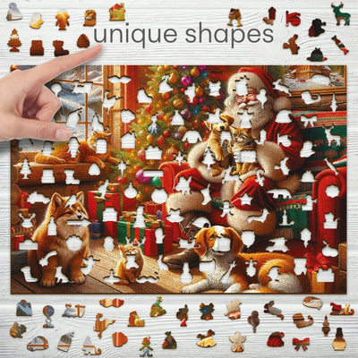 WOODEN.CITY – Santa Und Freunde | 3D Holzpuzzle - Lama Welt