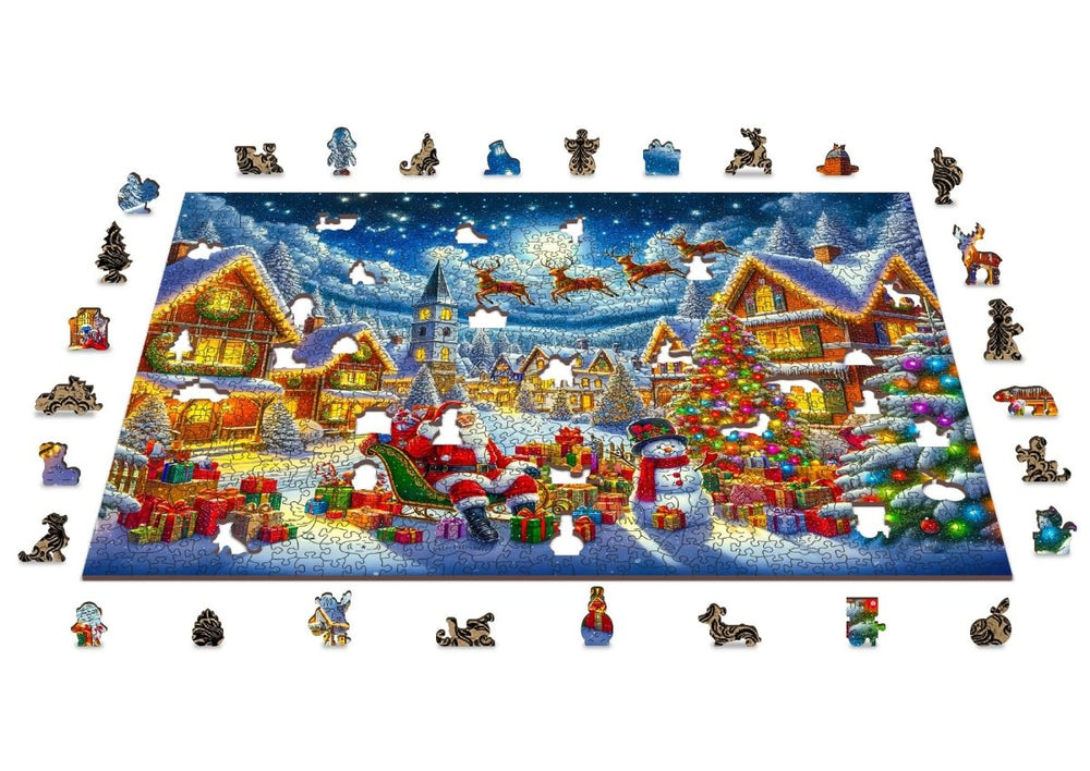 WOODEN.CITY – Santas Fröhliche Reise | 3D Holzpuzzle - Lama Welt