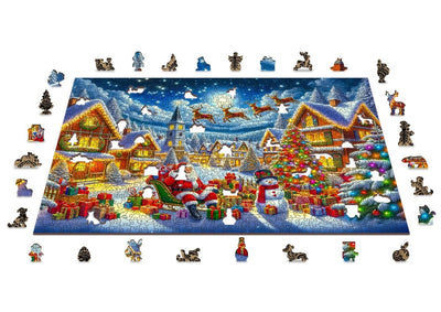 WOODEN.CITY – Santas Fröhliche Reise | 3D Holzpuzzle - Lama Welt