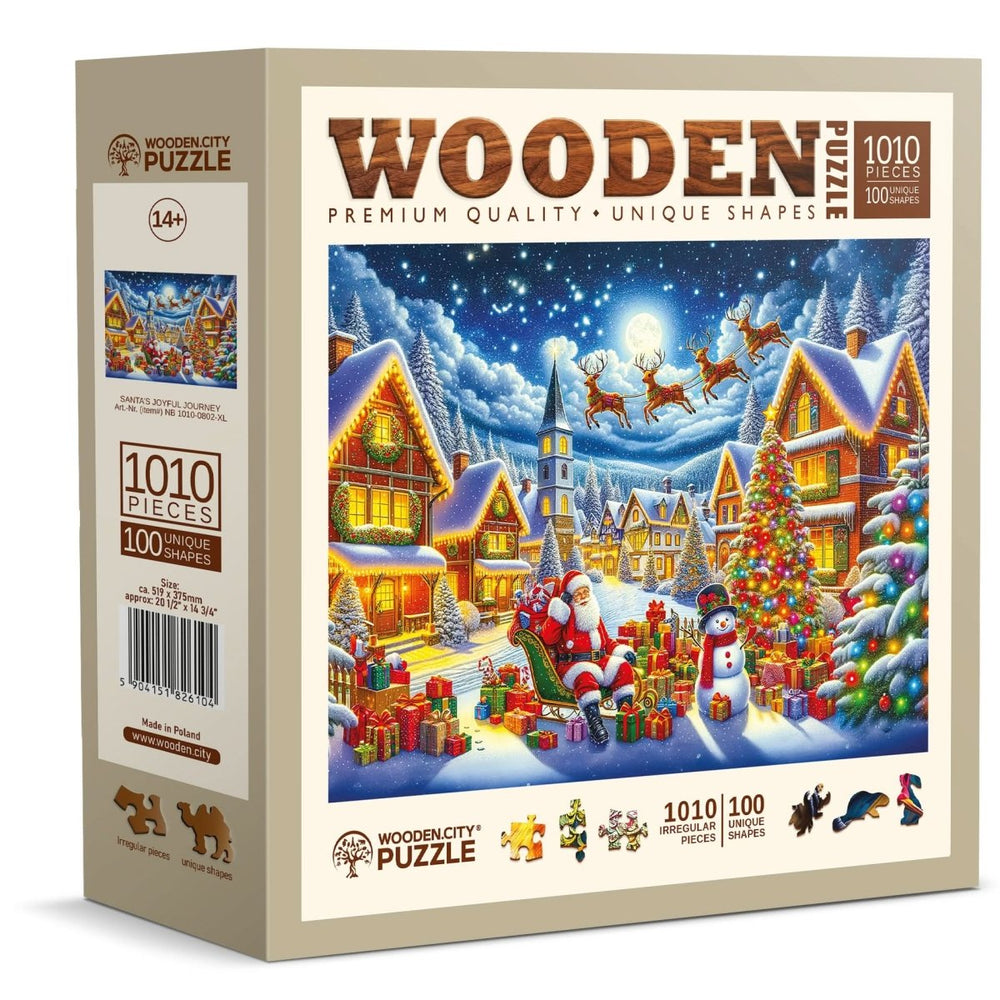WOODEN.CITY – Santas Fröhliche Reise | 3D Holzpuzzle - Lama Welt