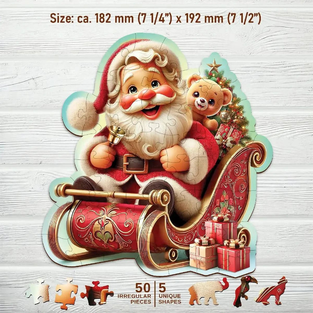 WOODEN.CITY – Santas Geschenke - Abenteue | 3D Holzpuzzle - Lama Welt