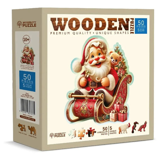WOODEN.CITY – Santas Geschenke - Abenteue | 3D Holzpuzzle - Lama Welt