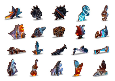 WOODEN.CITY – Sensenmanns Halloween | 3D Holzpuzzle - Lama Welt