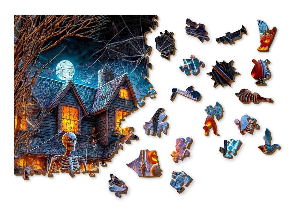 WOODEN.CITY – Sensenmanns Halloween | 3D Holzpuzzle - Lama Welt