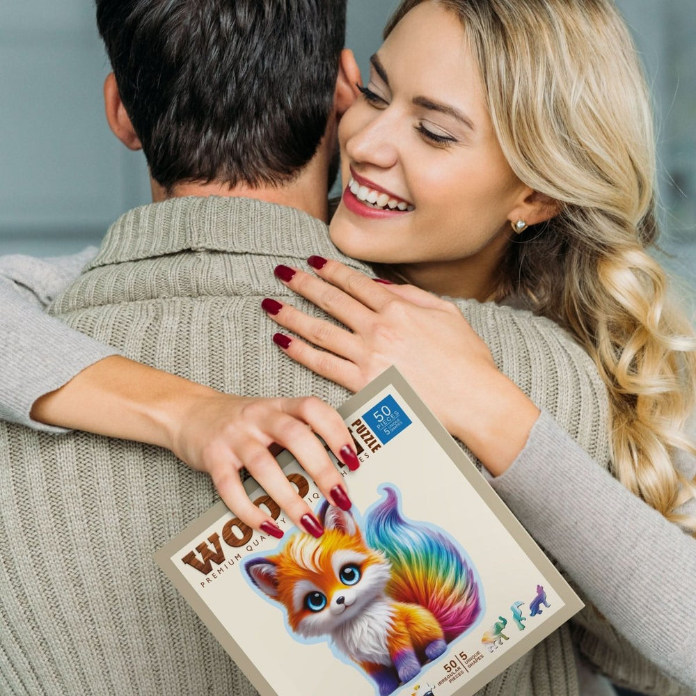 WOODEN.CITY – Süßer Fuchs | 3D Holzpuzzle - Lama Welt