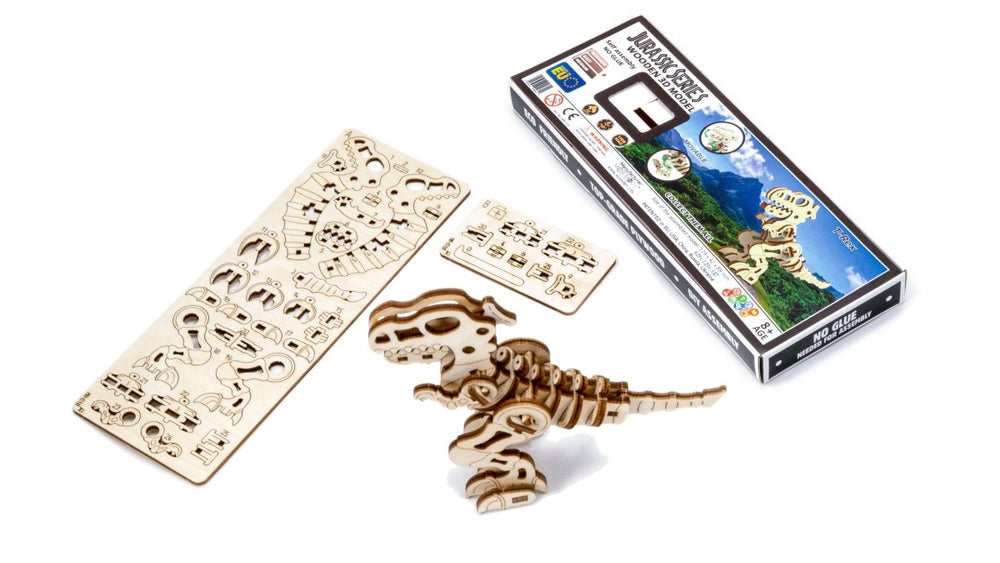 WOODEN.CITY – T - Rex | 3D Holzpuzzle - Lama Welt