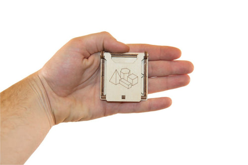 WOODEN.CITY – Tangram (Geometrisches Puzzle) | 3D Holzpuzzle - Lama Welt