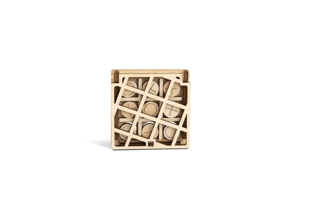 WOODEN.CITY – Tic Tac Toe № 2 | 3D Holzpuzzle - Lama Welt