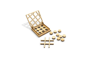 WOODEN.CITY – Tic Tac Toe № 2 | 3D Holzpuzzle - Lama Welt