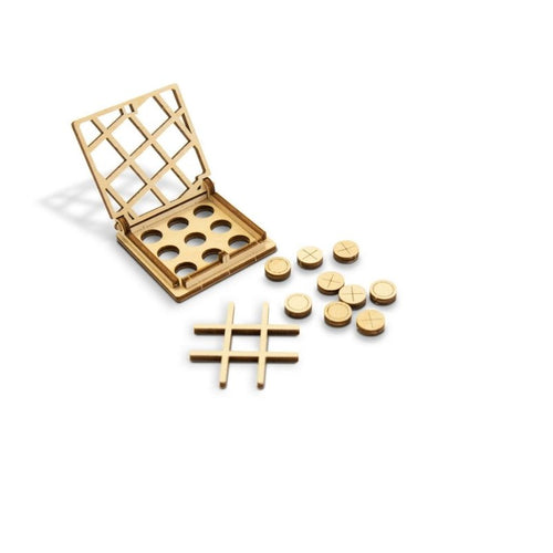WOODEN.CITY – Tic Tac Toe № 2 | 3D Holzpuzzle - Lama Welt