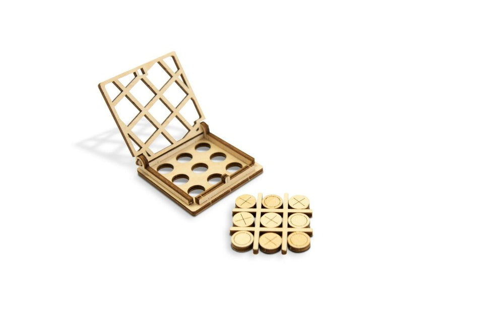 WOODEN.CITY – Tic Tac Toe № 2 | 3D Holzpuzzle - Lama Welt