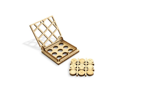 WOODEN.CITY – Tic Tac Toe № 2 | 3D Holzpuzzle - Lama Welt
