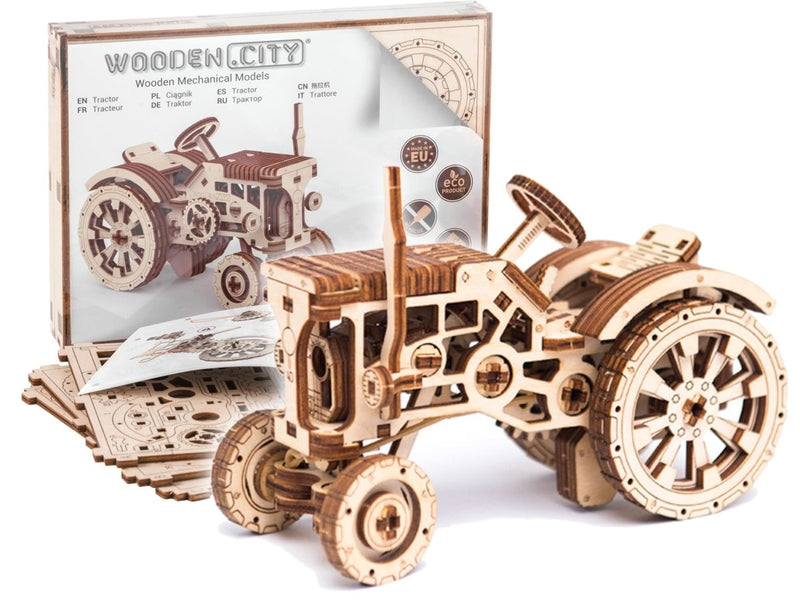 WOODEN.CITY – Traktor | 3D Holzpuzzle - Lama Welt