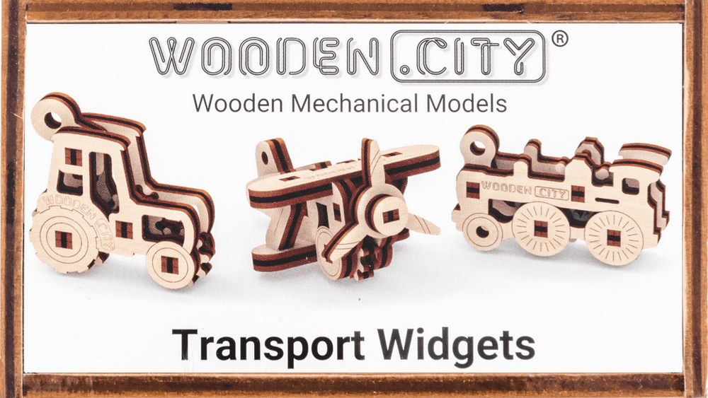 WOODEN.CITY – Transport Widgets | 3D Holzpuzzle - Lama Welt