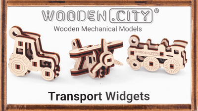 WOODEN.CITY – Transport Widgets | 3D Holzpuzzle - Lama Welt