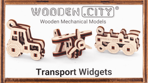 WOODEN.CITY – Transport Widgets | 3D Holzpuzzle - Lama Welt